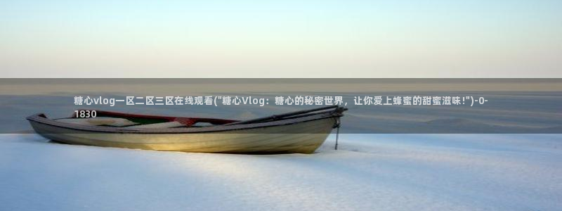 糖心vlog视频破解版